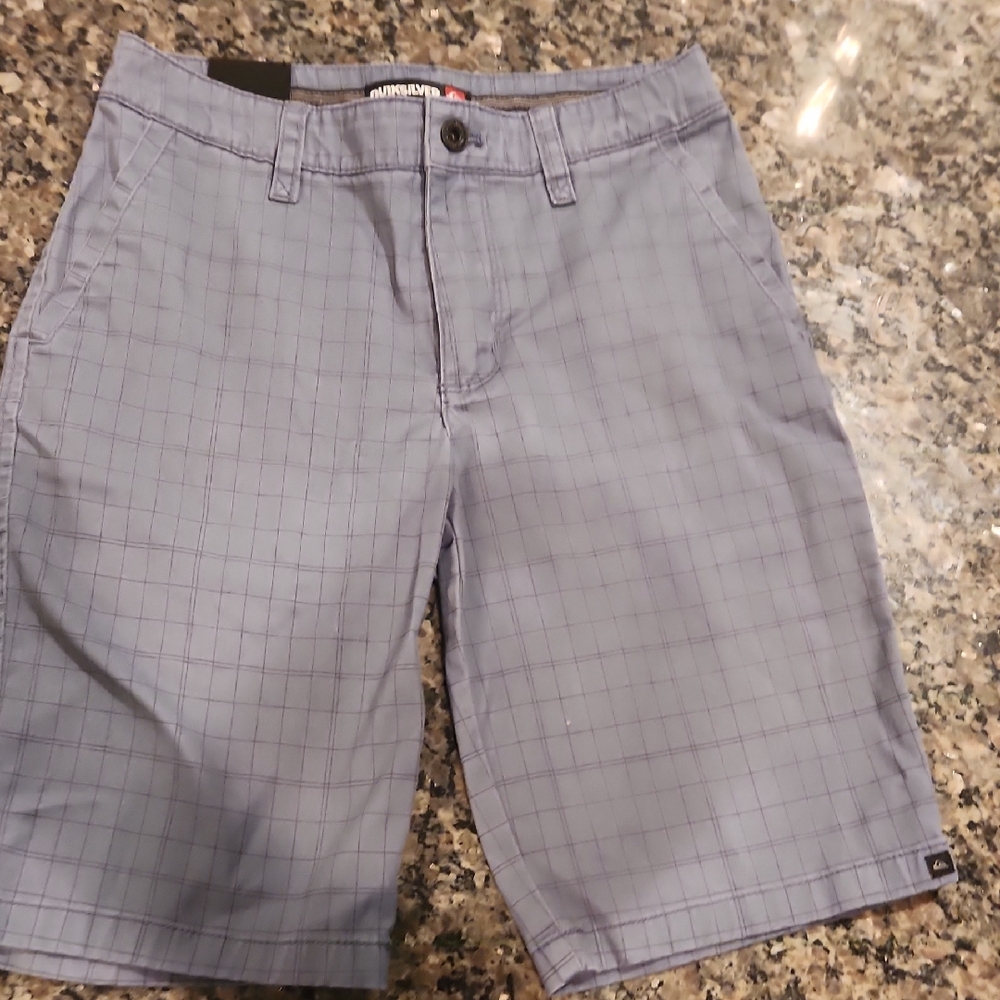Quiksilver Men's Blue Grid Shorts